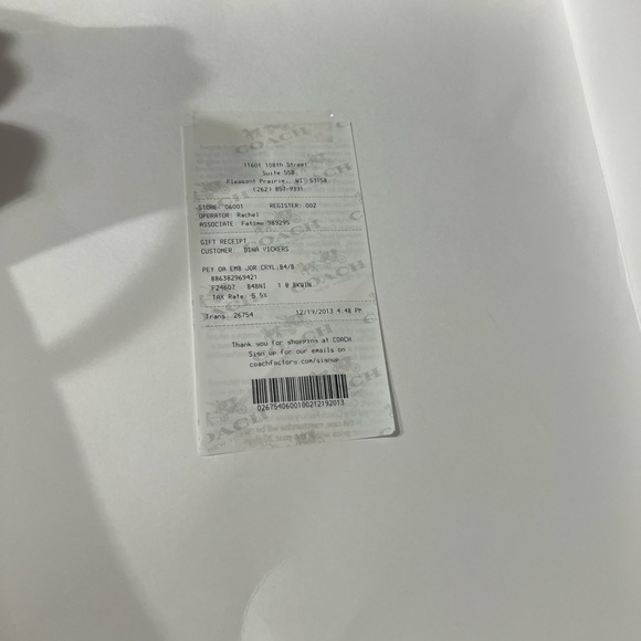 COPY - NWT Coach Peyton Op Art Embossed Patent Double Zip Carryall 24607 Passio… - Picture 4 of 9